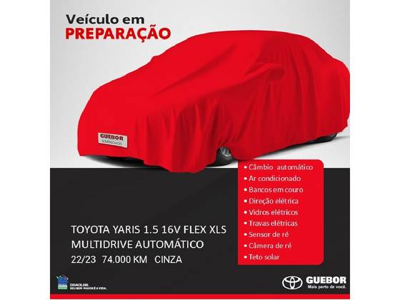 TOYOTA YARIS 1.5 16V FLEX XLS CONNECT MULTIDRIVE TOYOTA YARIS 1.5 16V FLEX XLS CONNECT MULTIDRIVE